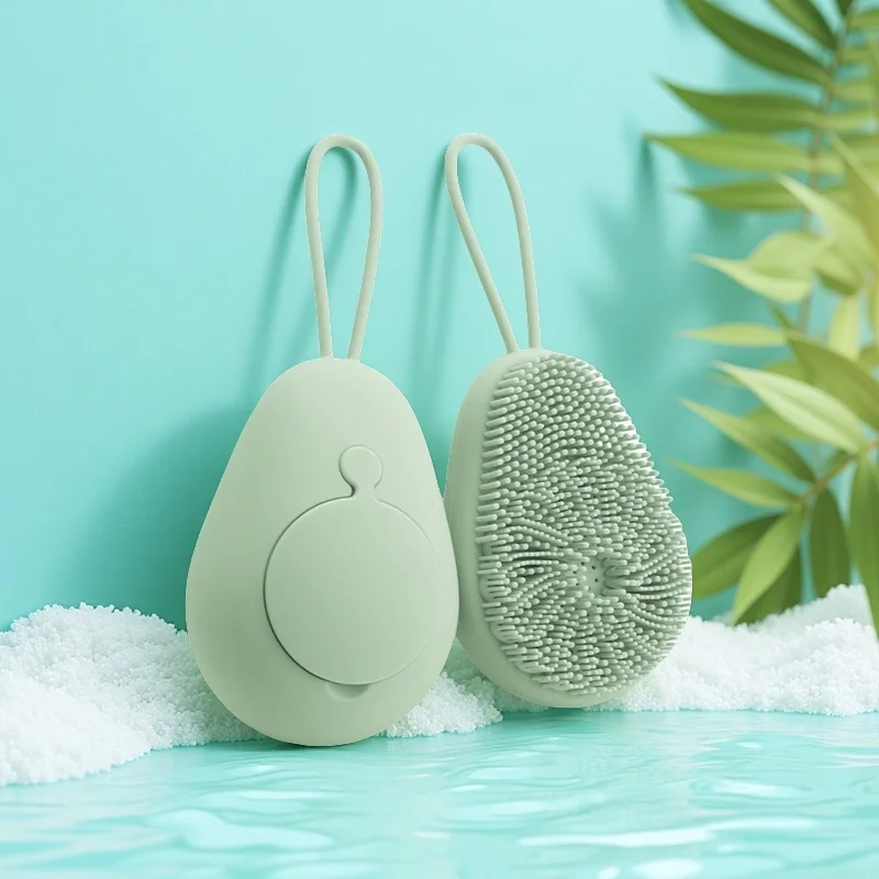 Dry Brush Body - 1pc Siliconen Body Scrubber Exfoliërende Body